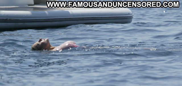 Abi Titmuss Yacht See Through Showing Ass Blonde Beautiful