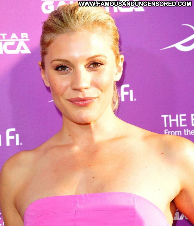 Katee Sackhoff Blonde Posing Hot Hot Sexy Dress Babe Celebrity