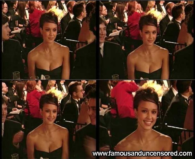 Jessica Alba Golden Globe Awards Nude Scene Beautiful Sexy