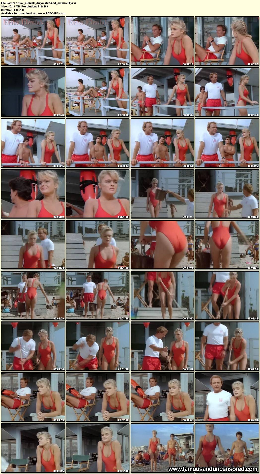 Baywatch Erika Eleniak Sexy Nude Scene Beautiful Celebrity