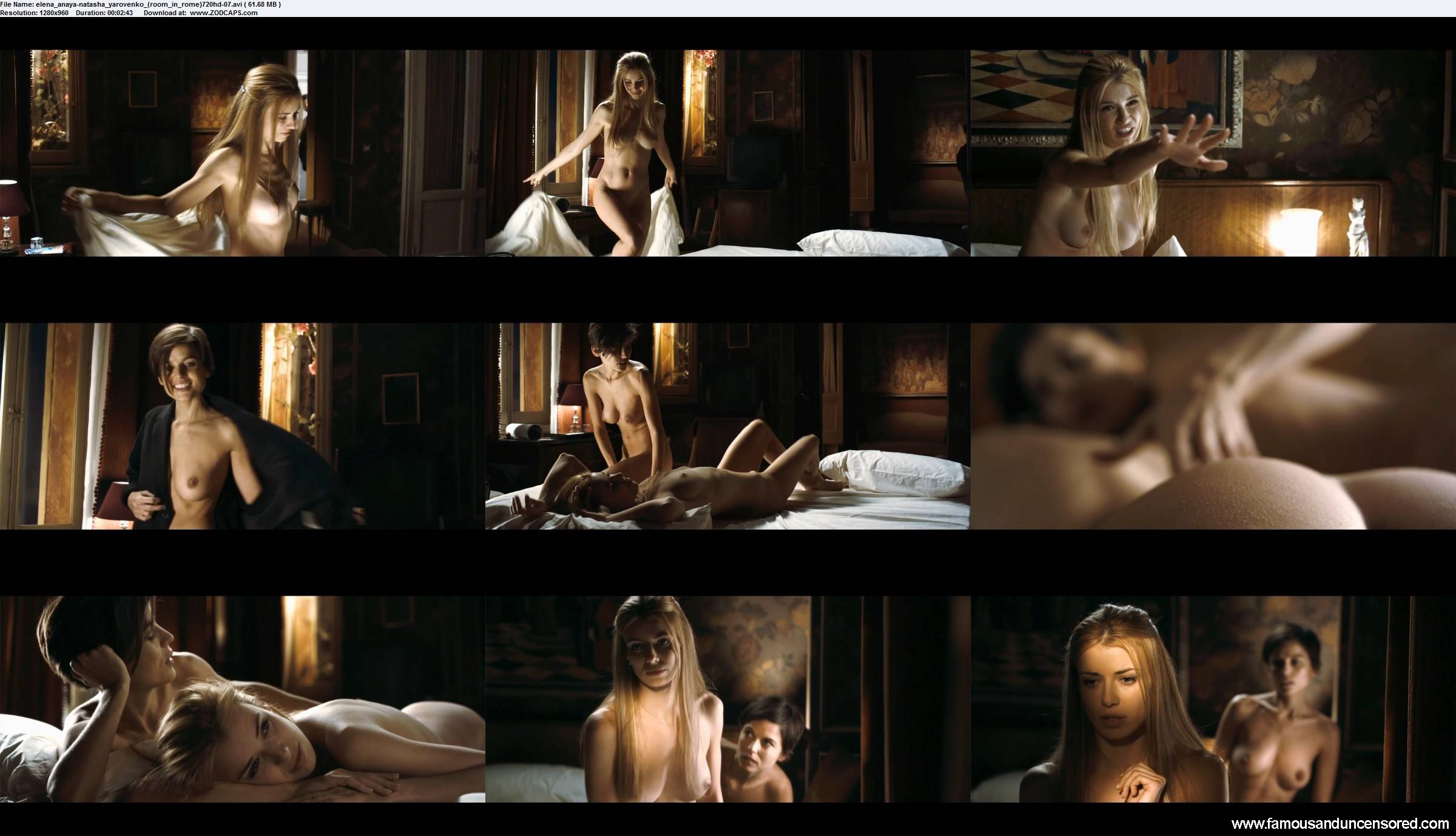 Room In Rome Elena Anaya Celebrity Nude Scene Beautiful Sexy