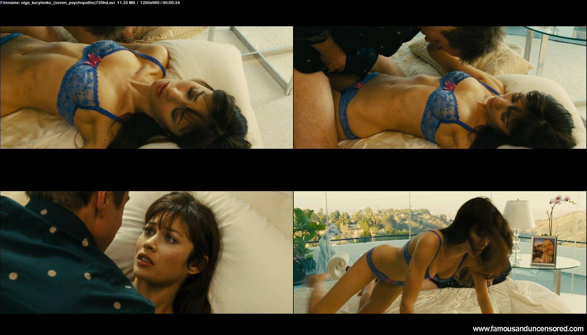 Seven Psychopaths Olga Kurylenko Celebrity Nude Scene Beautiful Sexy