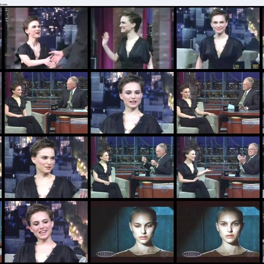 Letterman Natalie Portman Beautiful Celebrity Sexy Nude Scene