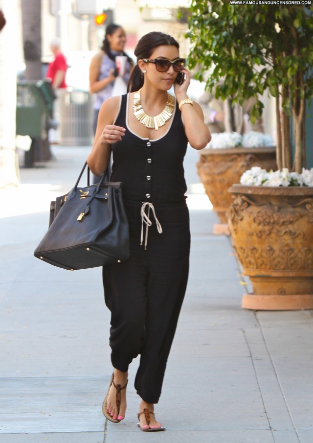 Kim Kardashian Beverly Hills Posing Hot Shopping Beautiful High