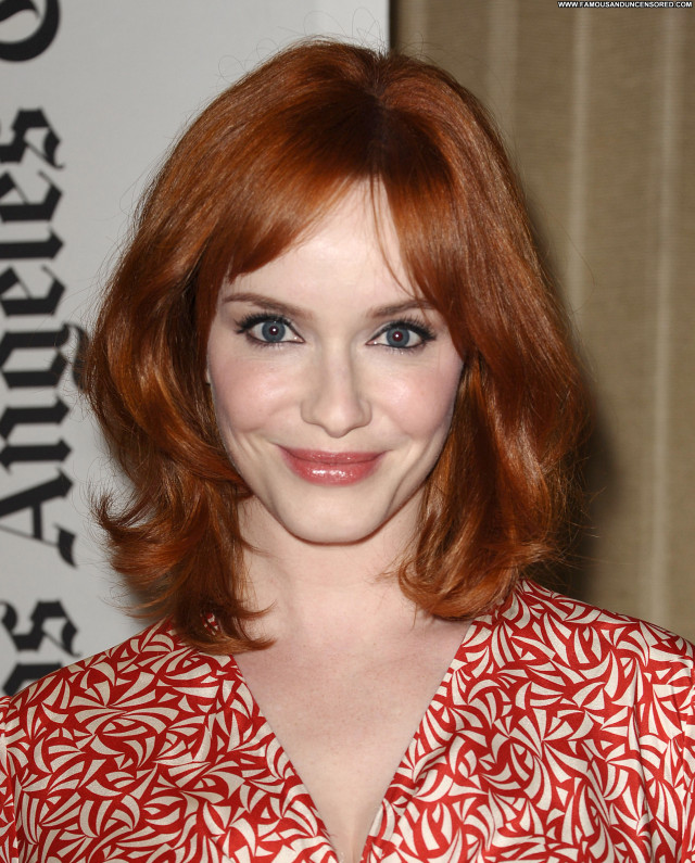 Christina Hendricks Los Angeles Beautiful Babe Celebrity Los Angeles