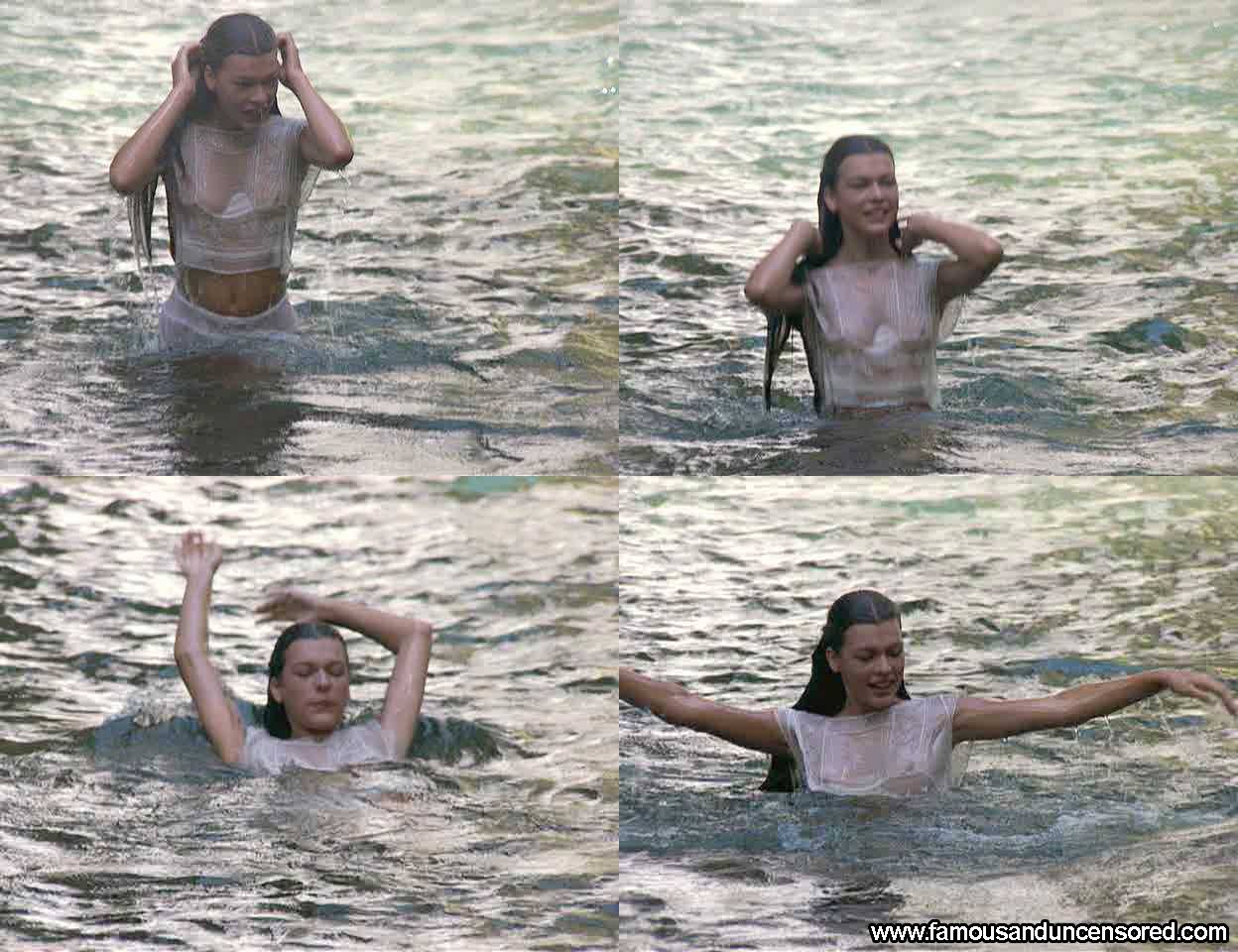 Blue Lagoon Milla Jovovich Porn - Return To The Blue Lagoon Milla Jovovich Sexy Nude Scene Celebrity Beautiful