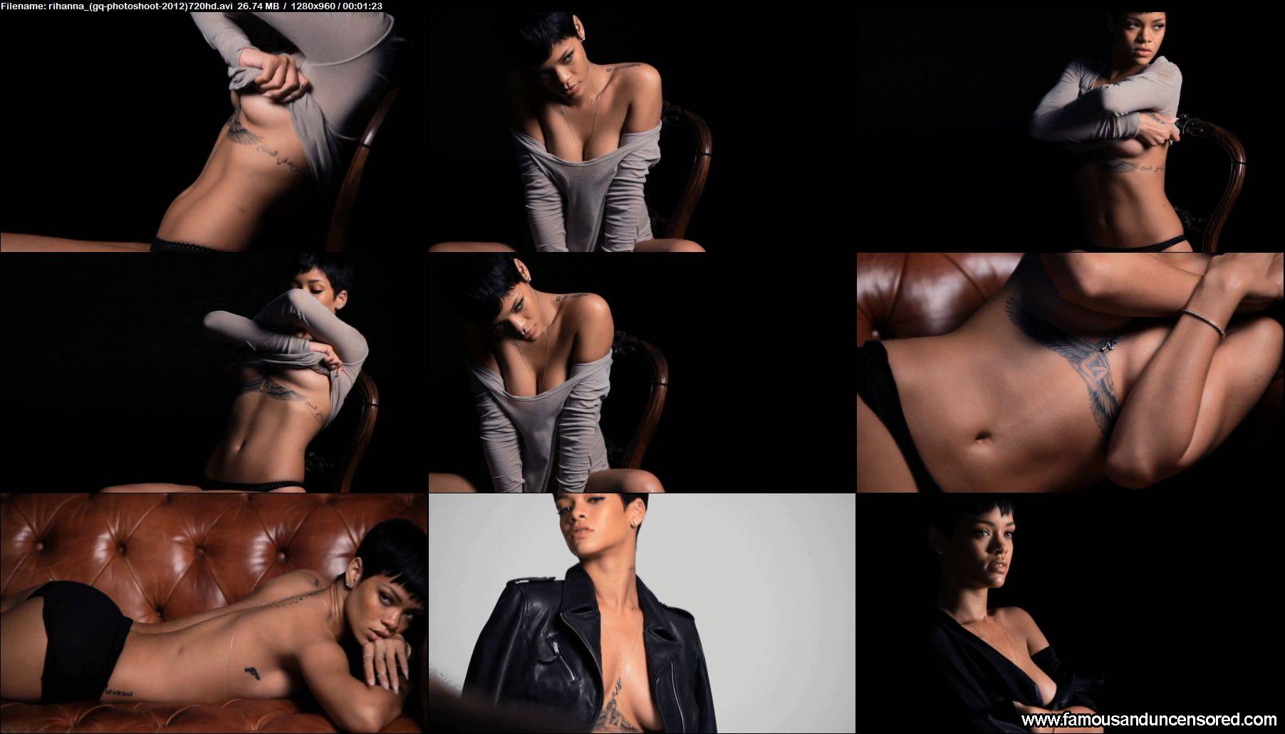 Rihanna nude scene.