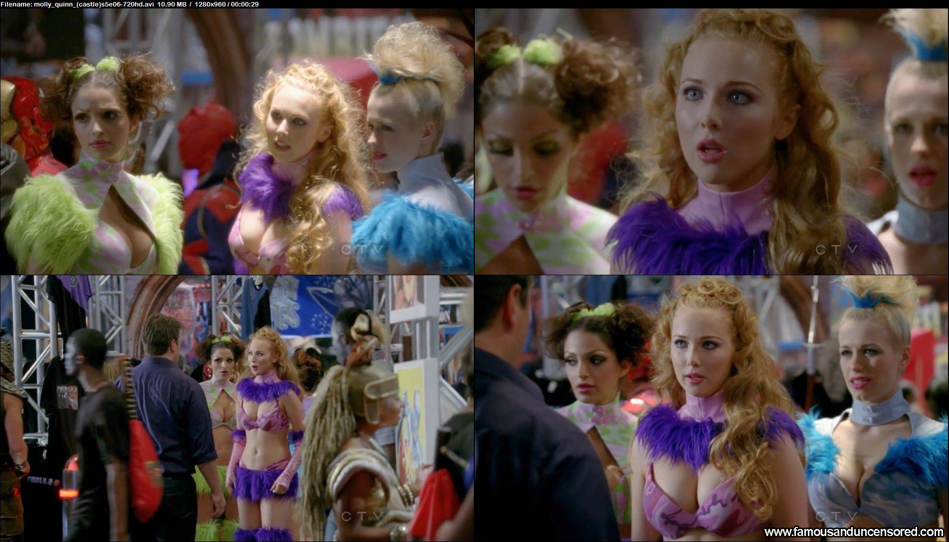 Castle Molly Quinn Nude Scene Celebrity Sexy Beautiful