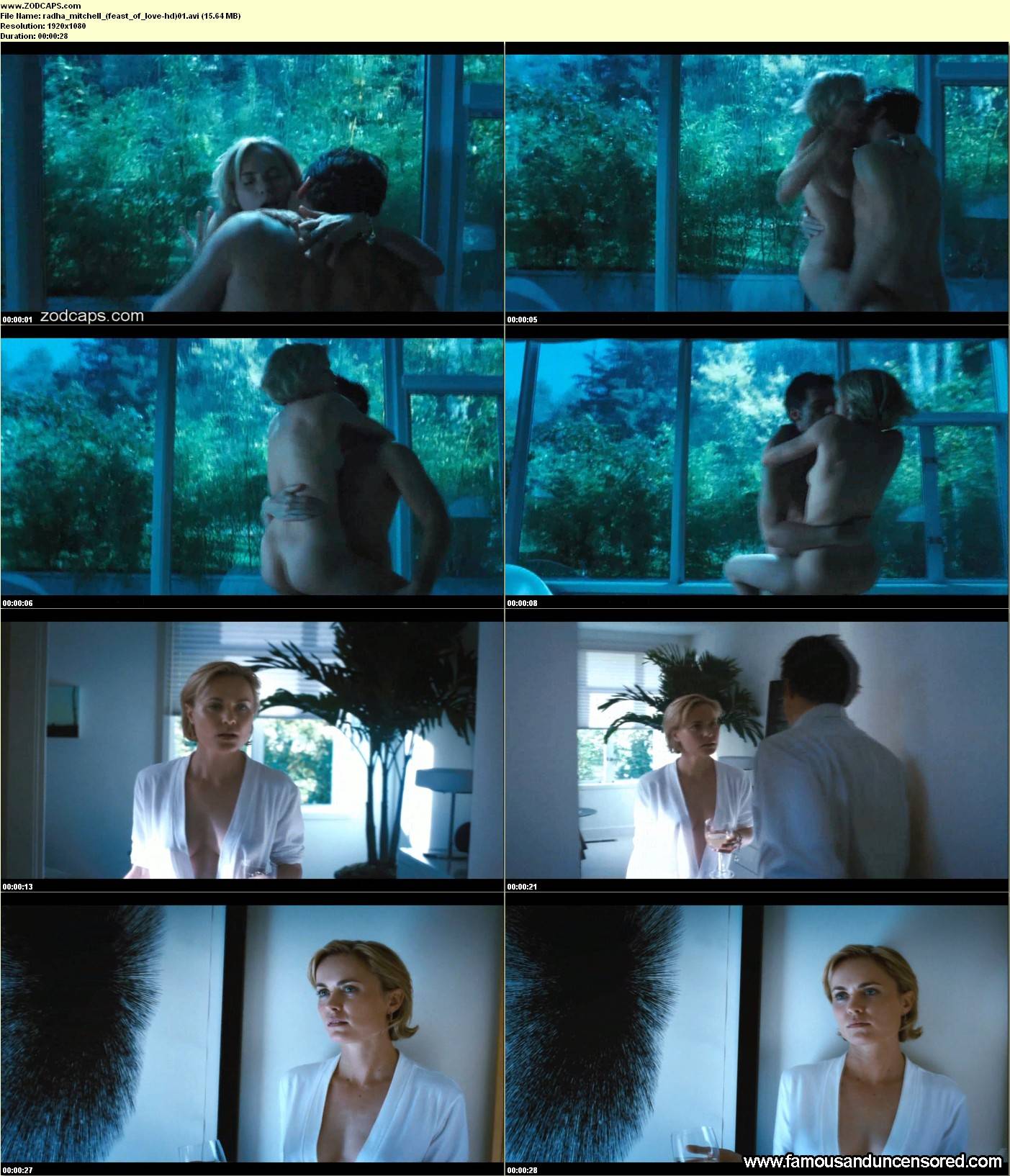 Feast Of Love Radha Mitchell Celebrity Nude Scene Beautiful Sexy