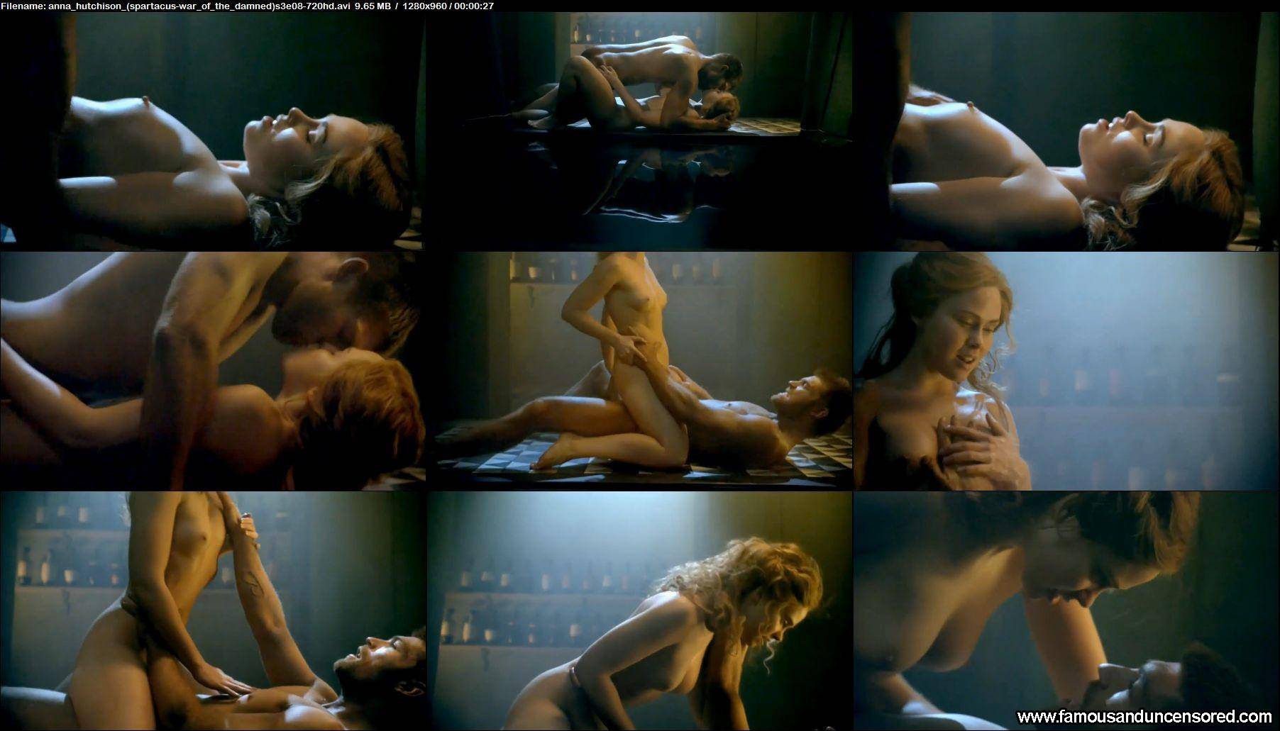 Spartacus War Of The Damned Anna Hutchison Celebrity Sexy Nude Scene  Beautiful