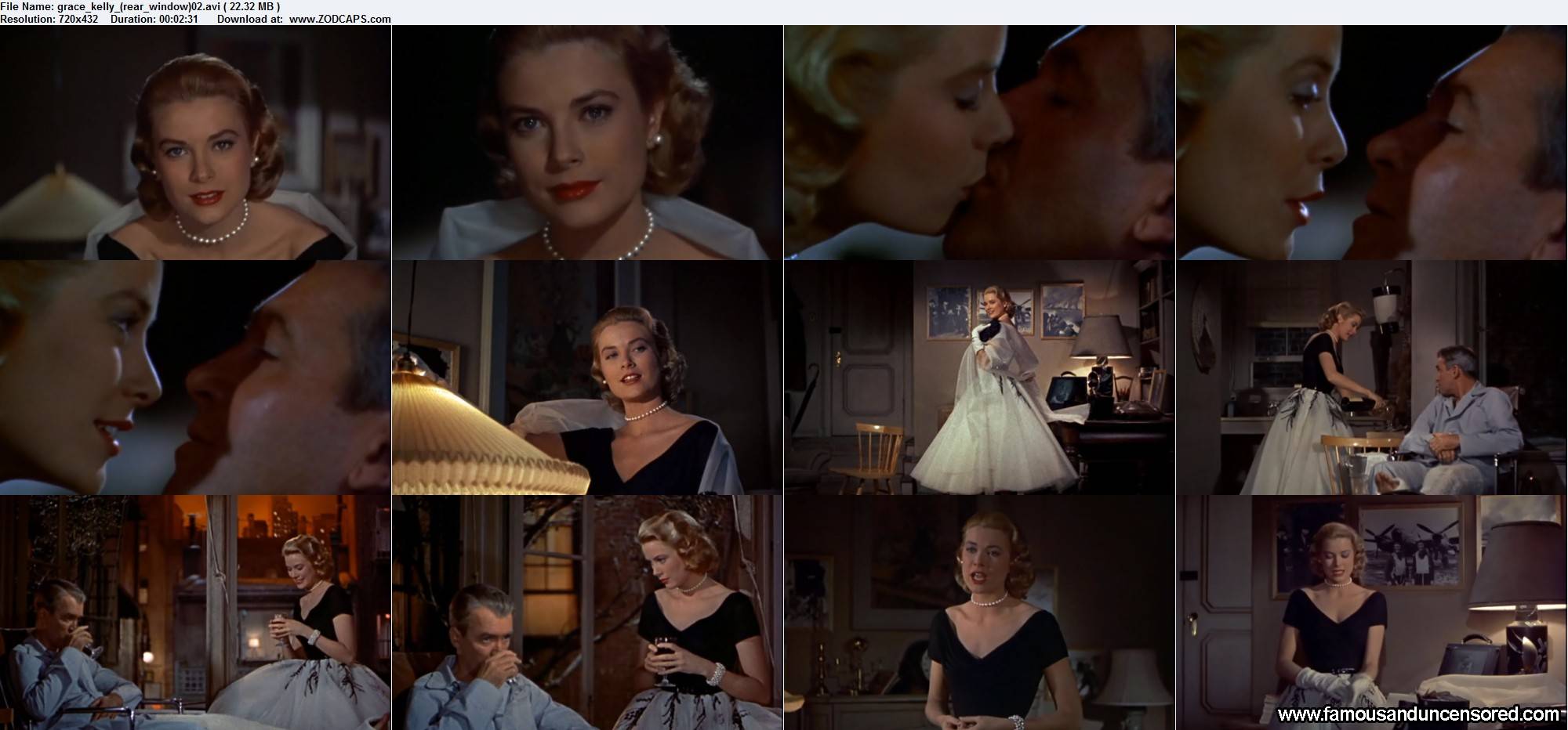 Rear Window Grace Kelly Nude Scene Celebrity Sexy Beautiful