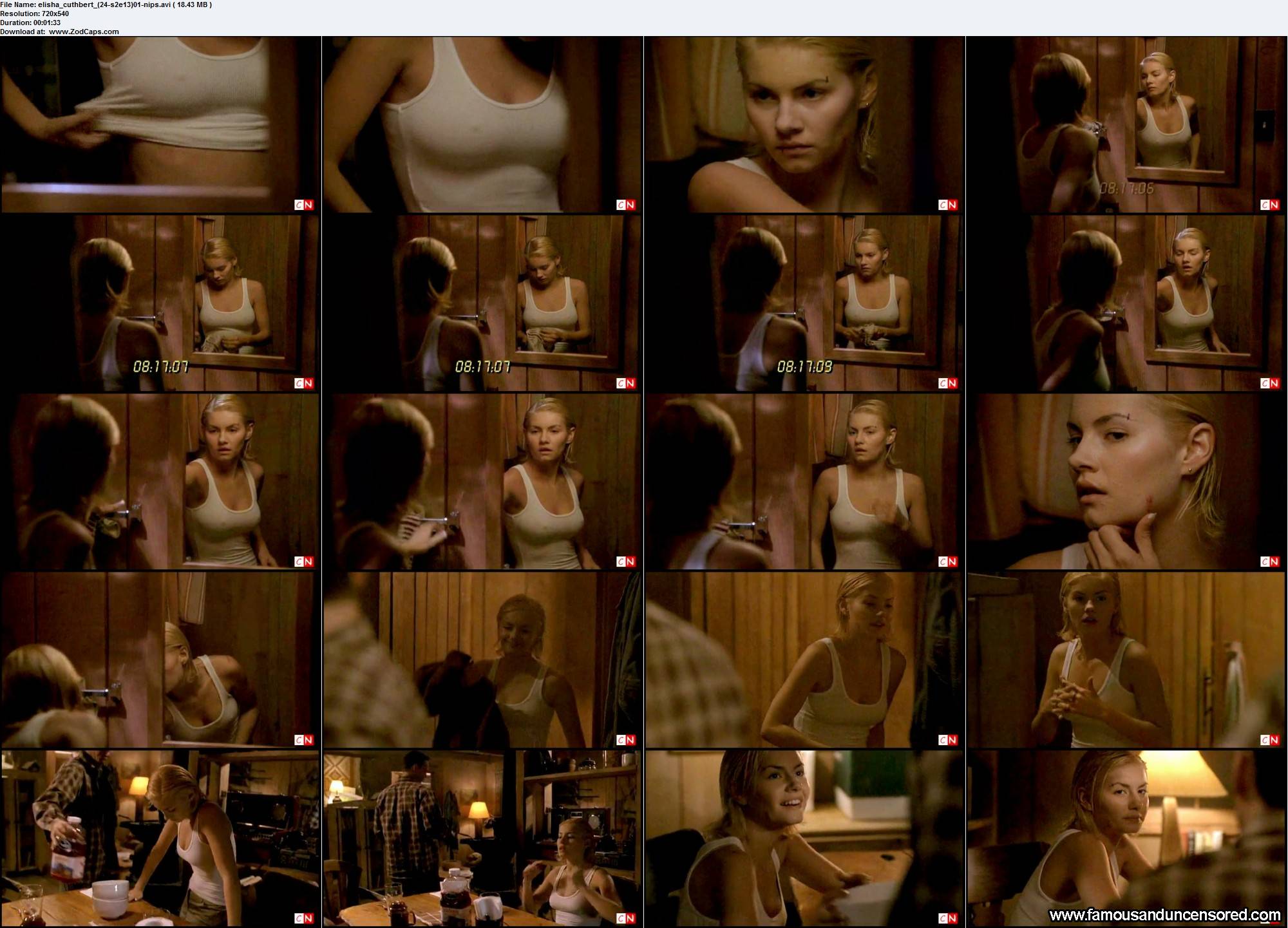 24 Elisha Cuthbert Sexy Celebrity Nude Scene Beautiful