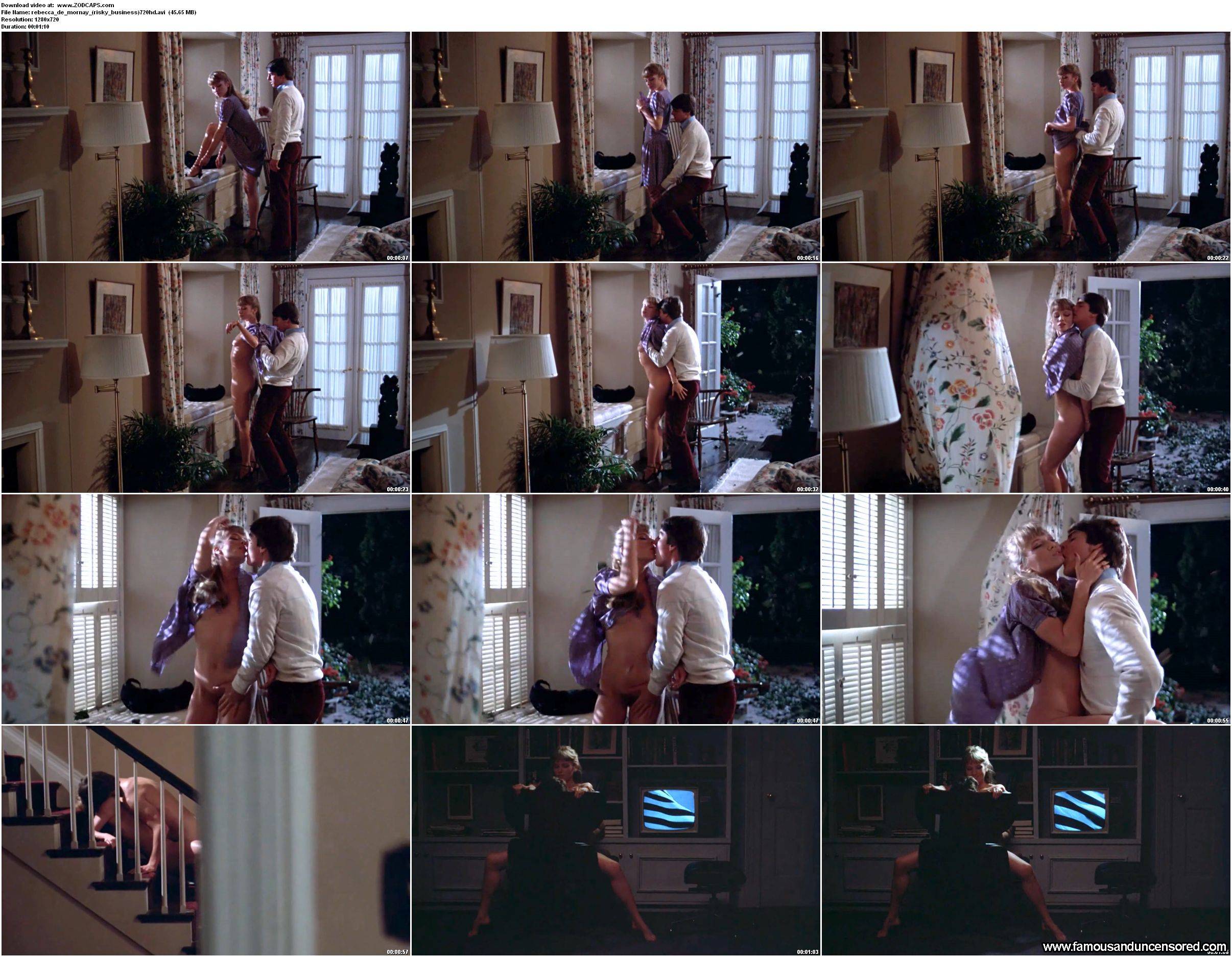 Risky Business Rebecca De Mornay Beautiful Sexy Nude Scene Celebrity