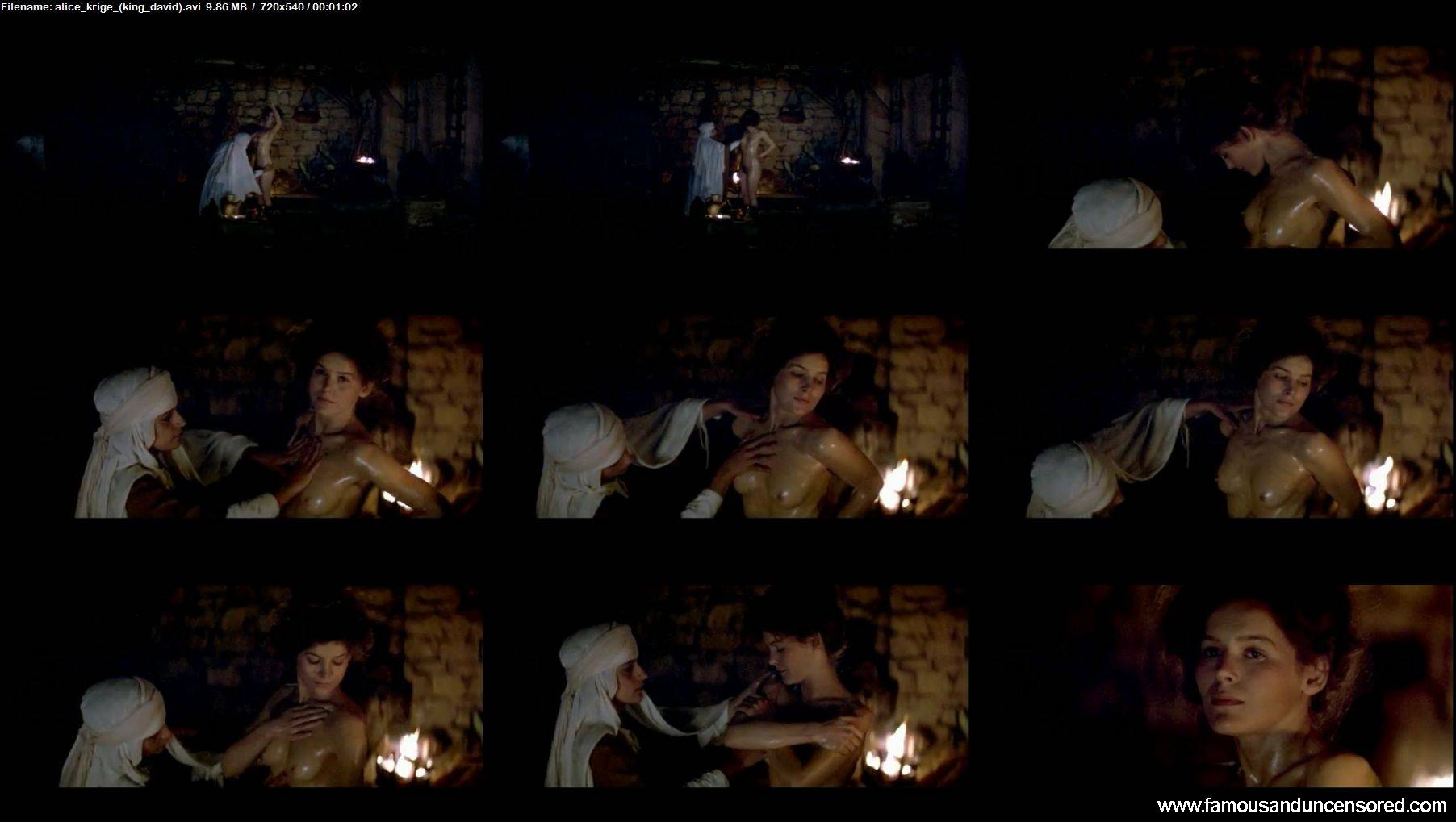 King David Alice Krige Beautiful Sexy Celebrity Nude Scene