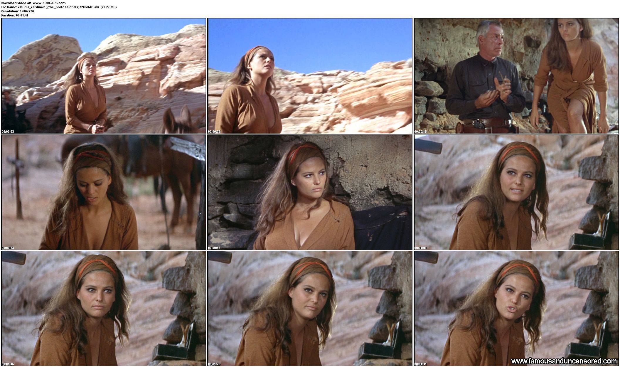 The Professionals Claudia Cardinale Celebrity Beautiful Sexy Nude Scene